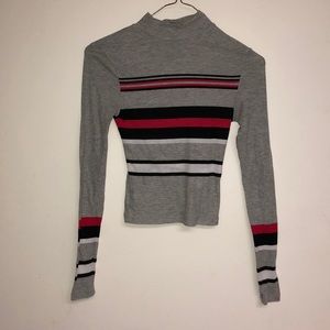 Mock neck long sleeve